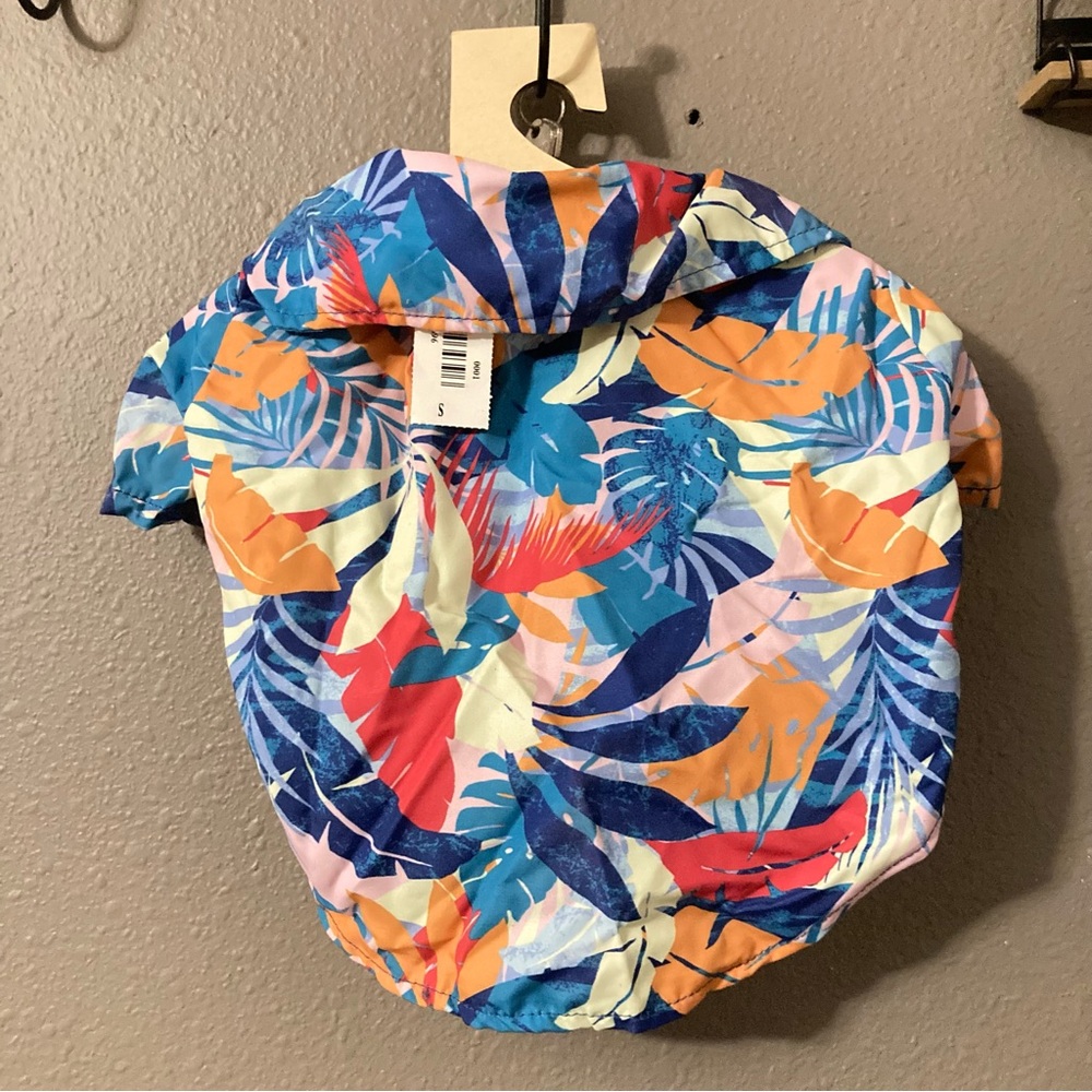Old Navy Multi-Color Tropical Print Dog Shirt